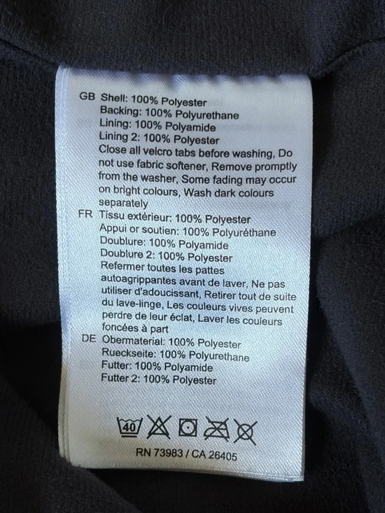 Helly Hansen Black Spring Shell Jacket - Size S/P - Picture 6 of 6